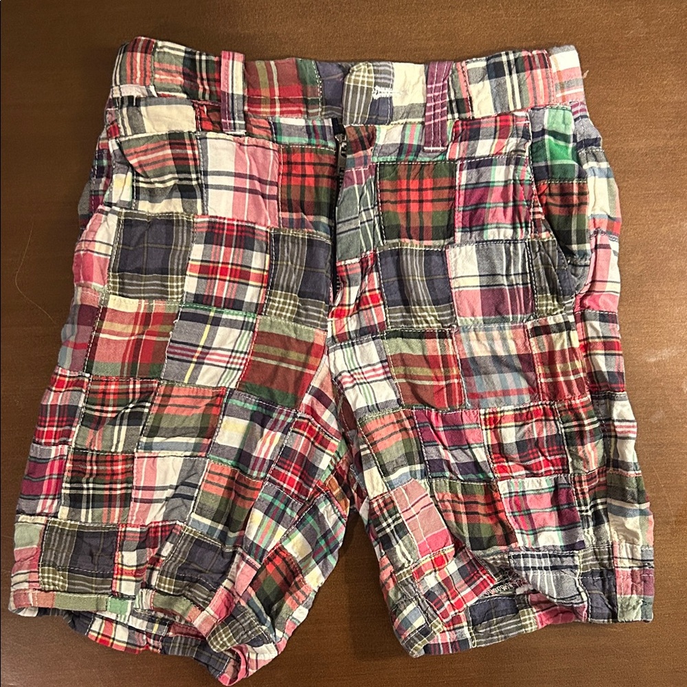 Crewcuts Multicolor Plaid Boys Shorts
